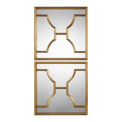 Uttermost - Misa Gold Square Mirrors (Set of 2) - 09268 veiw 1