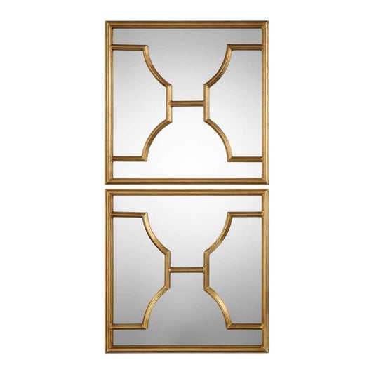Uttermost - Misa Gold Square Mirrors (Set of 2) - 09268 veiw 1