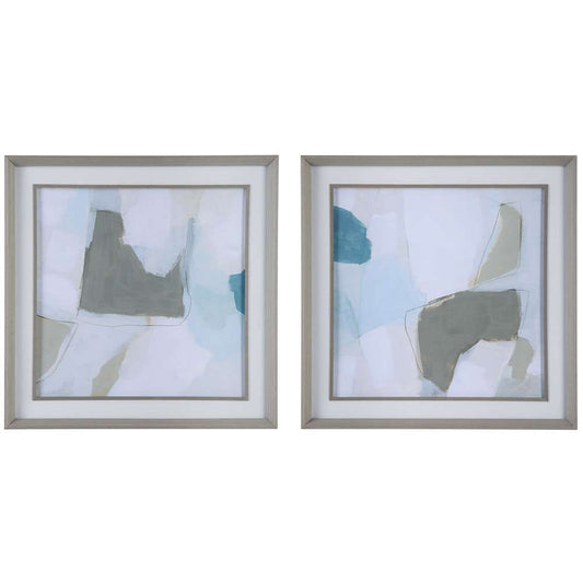 Uttermost - Mist Shapes Framed Prints, Set/2 - 32268 veiw 1