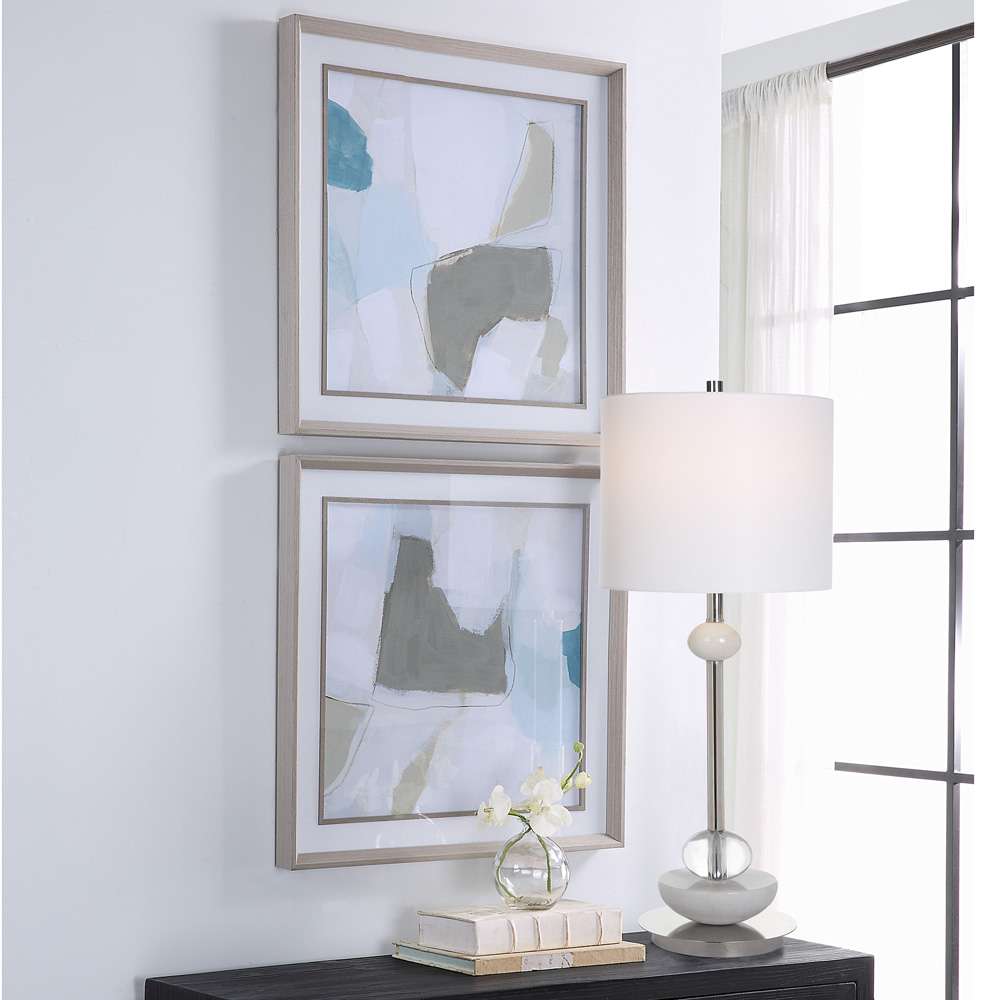 Uttermost - Mist Shapes Framed Prints, Set/2 - 32268 veiw 2
