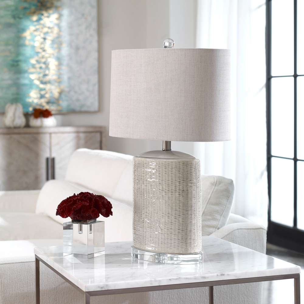 Uttermost - Modica Taupe Ceramic Lamp - 27231-1 veiw 3