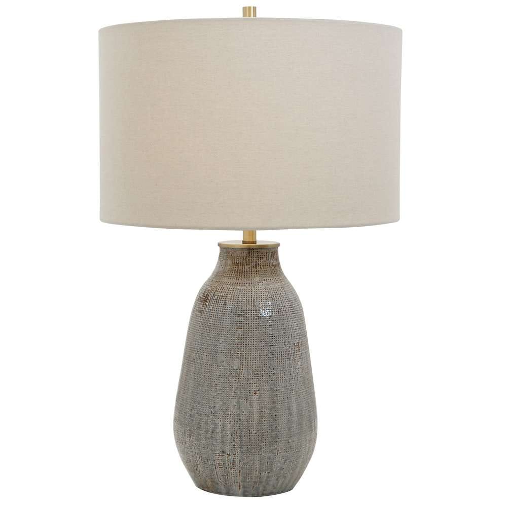 Uttermost - Monacan Gray Textured Table Lamp - 28484-1 veiw 1