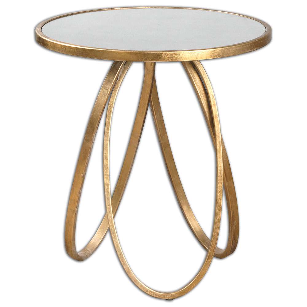 Uttermost - Montrez Gold Side Table - 24410 veiw 1