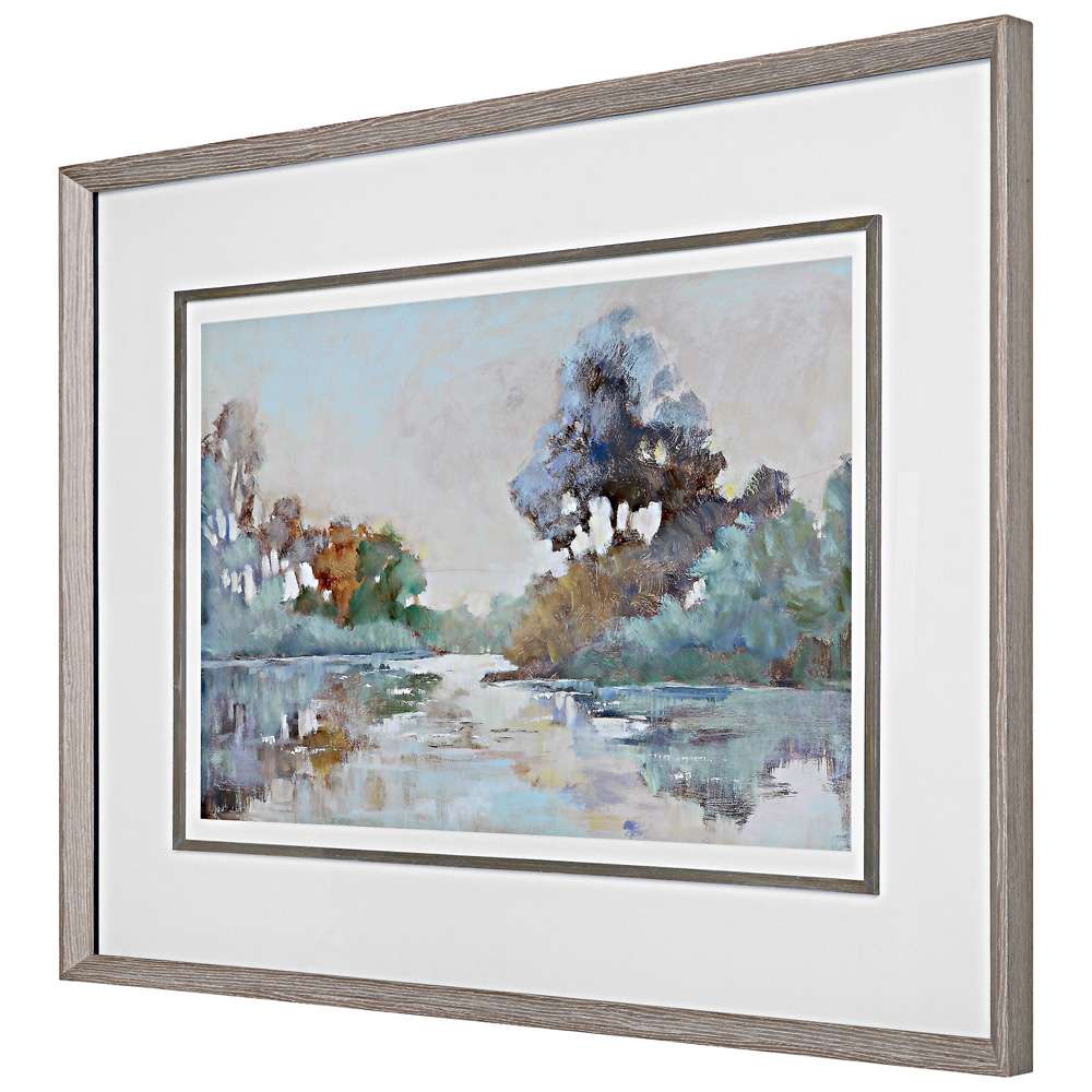 Uttermost - Morning Lake Watercolor Framed Print - 41418 veiw 3