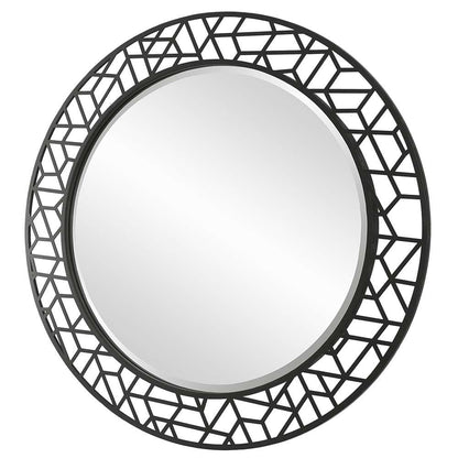 Uttermost - Mosaic Metal Round Mirror - 09907 veiw 3
