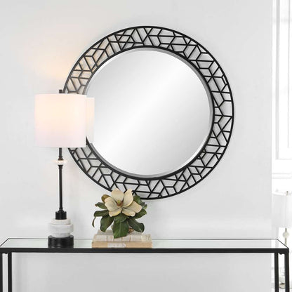 Uttermost - Mosaic Metal Round Mirror - 09907 veiw 4