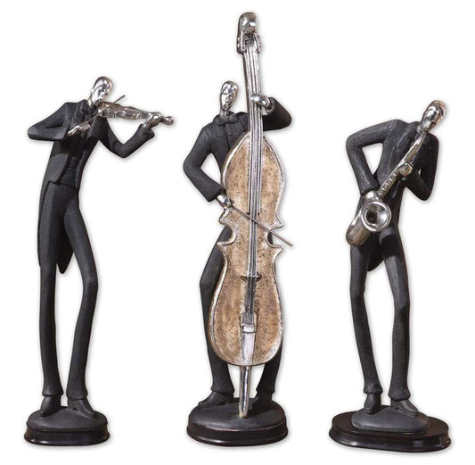 Uttermost - Musicians Decorative Figurines, Set/3 - 19061 veiw 1
