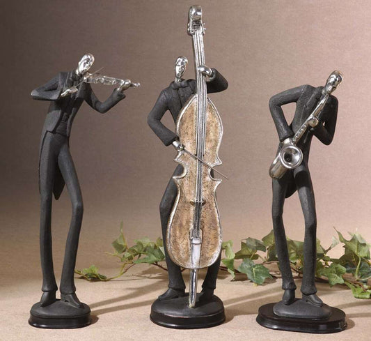 Uttermost - Musicians Decorative Figurines, Set/3 - 19061 veiw 2
