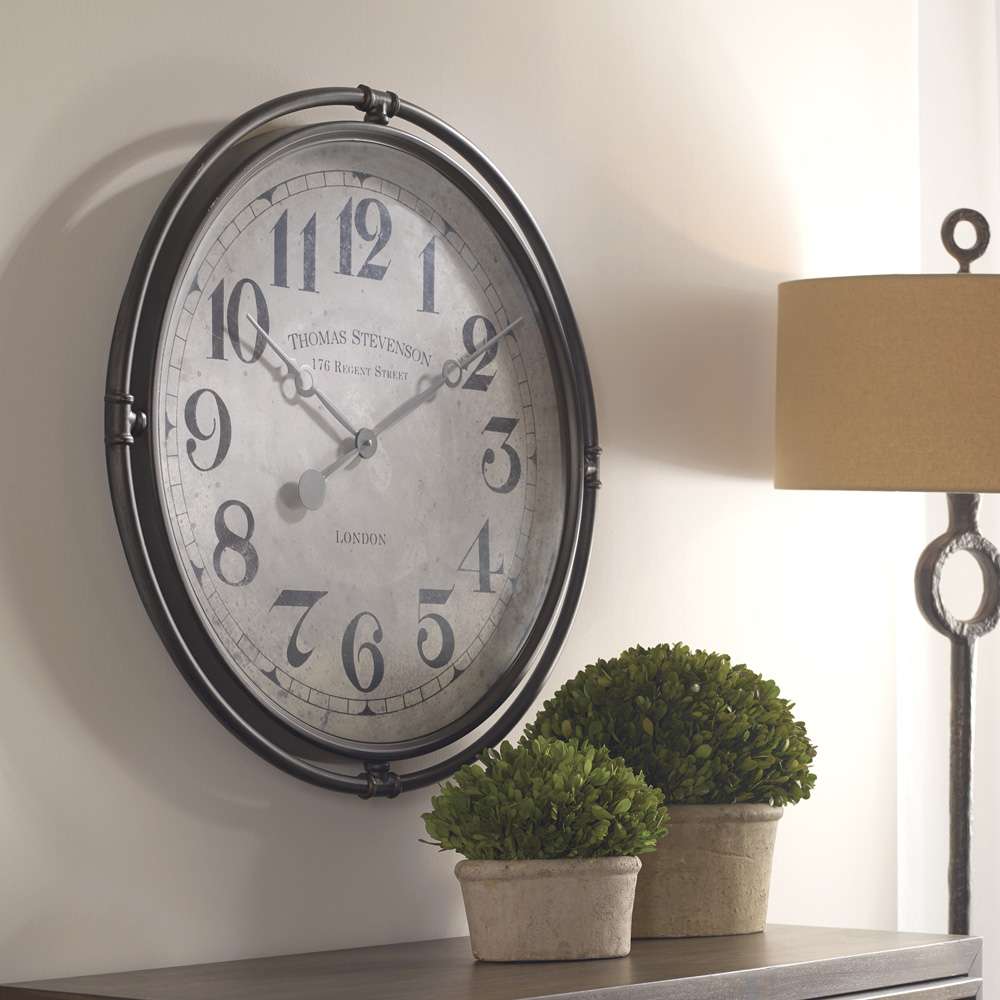 Uttermost - Nakul Industrial Wall Clock  - 06449 veiw 3