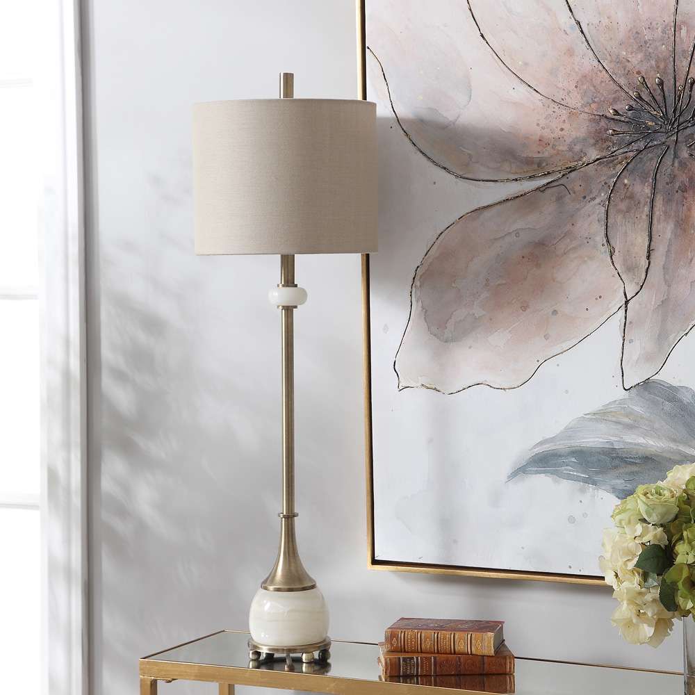 Uttermost - Natania Plated Brass Buffet Lamp - 29687-1 veiw 2