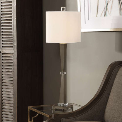 Uttermost - Niccolai Antiqued Nickel Lamp - 29618-1 veiw 4