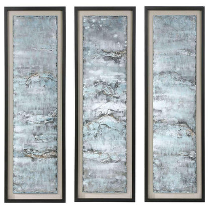 Uttermost - Ocean Swell Painted Metal Art (Set of 3) - 35374 veiw 1