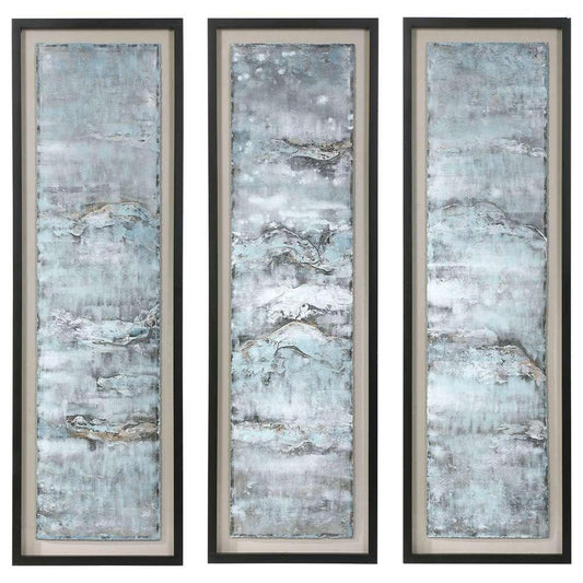 Uttermost - Ocean Swell Painted Metal Art (Set of 3) - 35374 veiw 1