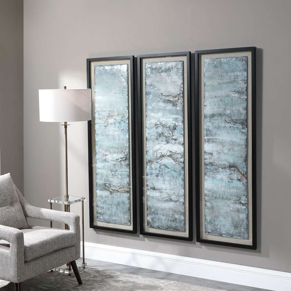 Uttermost - Ocean Swell Painted Metal Art (Set of 3) - 35374 veiw 2