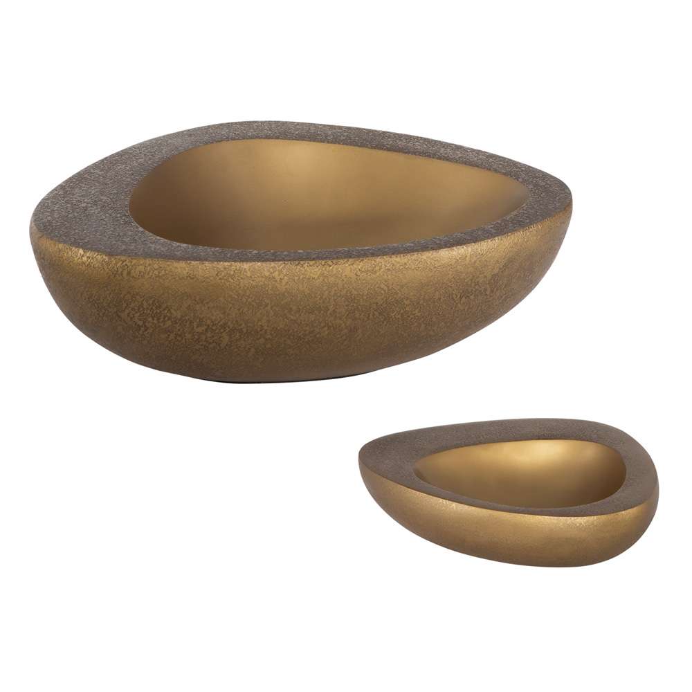 Uttermost - Ovate Brass Bowls (Set of 2) - 18081 veiw 2