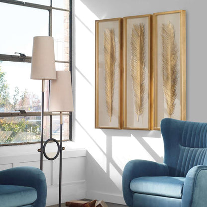 Uttermost - Palma Gold Leaf Shadow Box Set/3 - 04176 veiw 4