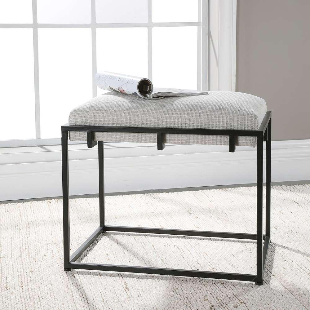Uttermost - Paradox White Small Bench - 23580 veiw 2