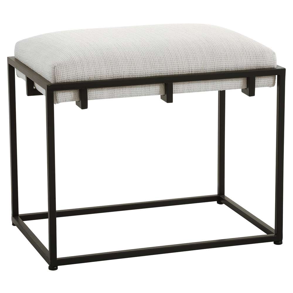 Uttermost - Paradox White Small Bench - 23580 veiw 3