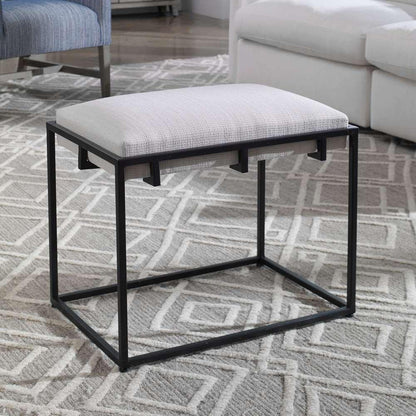 Uttermost - Paradox White Small Bench - 23580 veiw 4
