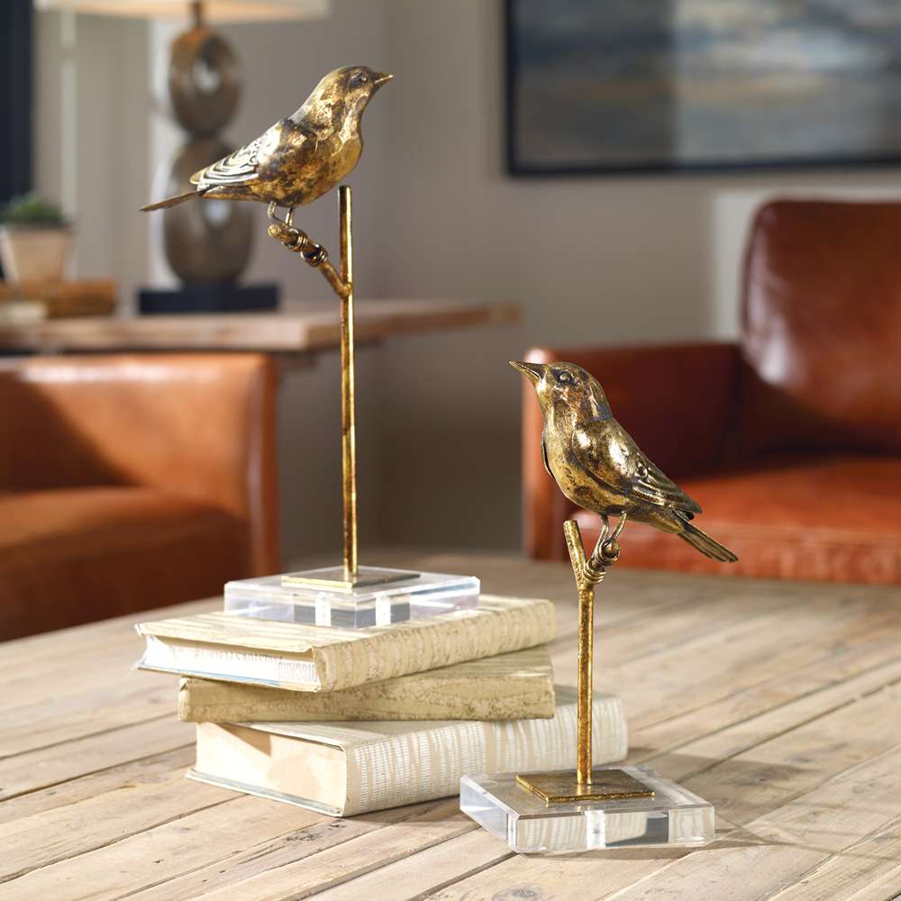 Uttermost - Passerines Bird Sculptures (Set of 2) - 18898 veiw 3