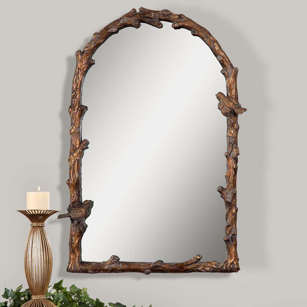 Uttermost - Paza Antique Gold Arch Mirror - 13774 veiw 2