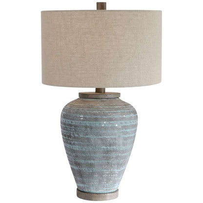 Uttermost - Pelia Light Aqua Table Lamp - 26228-1 veiw 1