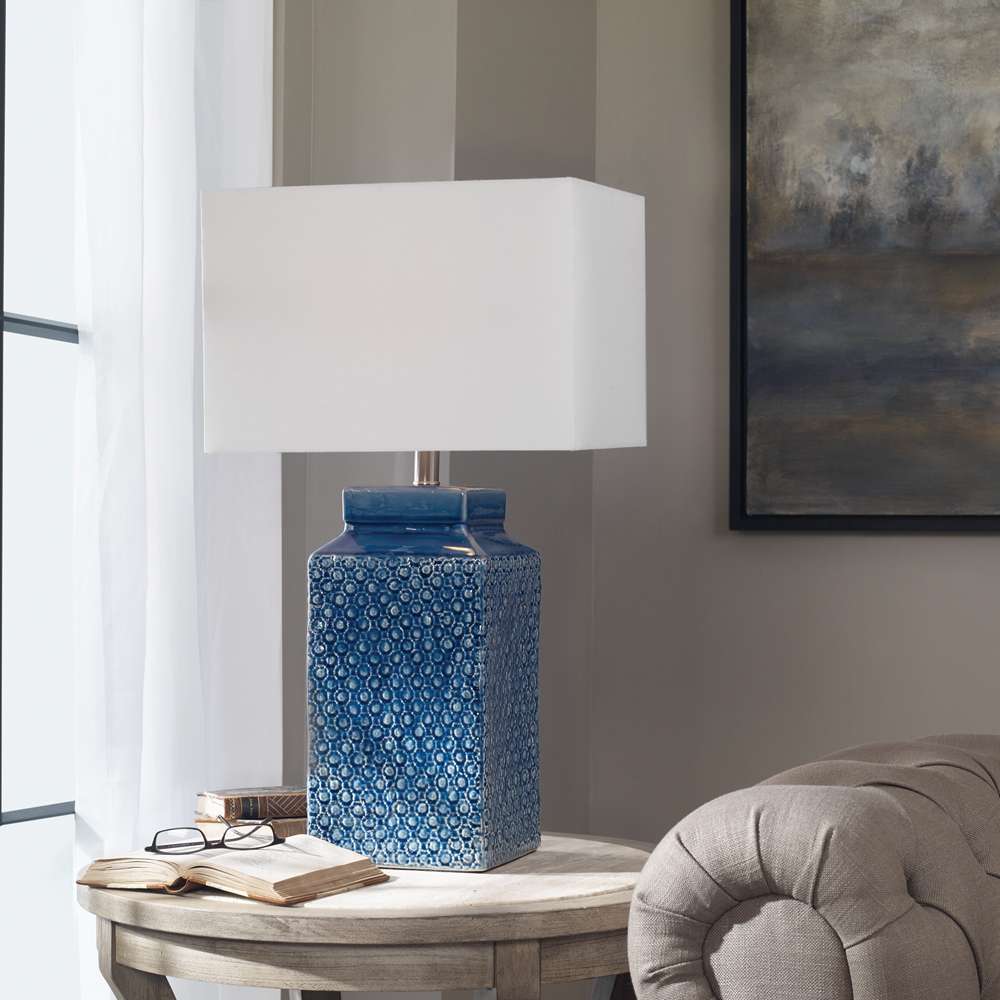 Uttermost - Pero Sapphire Blue Lamp - 27229-1 veiw 3