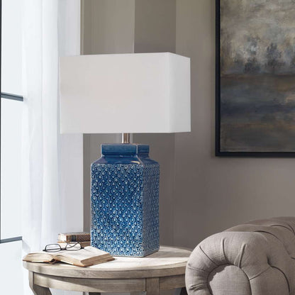 Uttermost - Pero Sapphire Blue Lamp - 27229-1 veiw 3