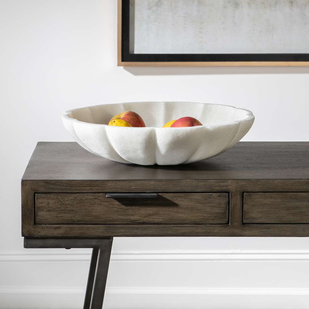 Uttermost - Petal Ivory Ricestone Bowl - 18034 veiw 4