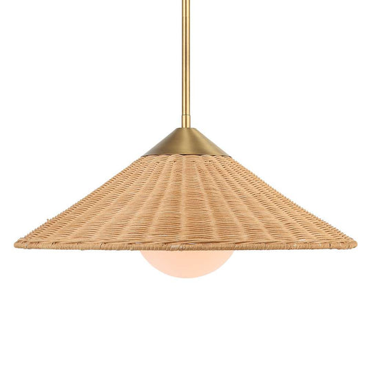 Uttermost - Phuvinh 1 Light Rattan Shade Pendant - 21590 veiw 1