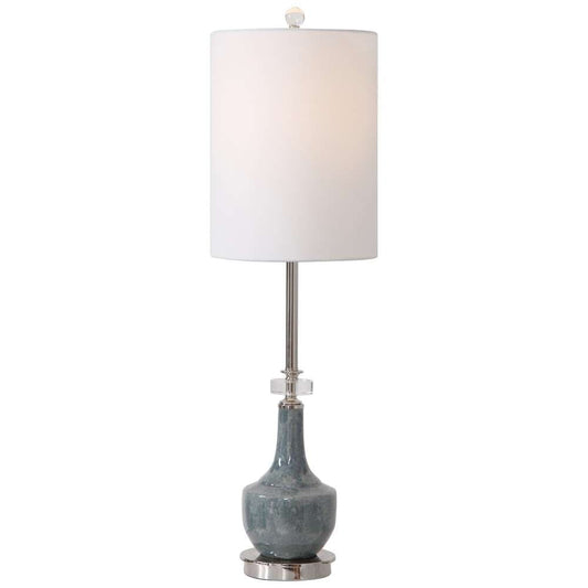 Uttermost - Piers Mottled Blue Buffet Lamp - 29698-1 veiw 1