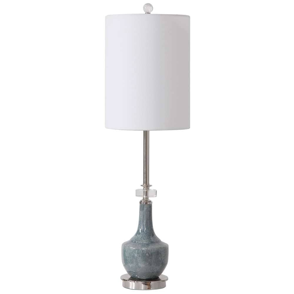 Uttermost - Piers Mottled Blue Buffet Lamp - 29698-1 veiw 3