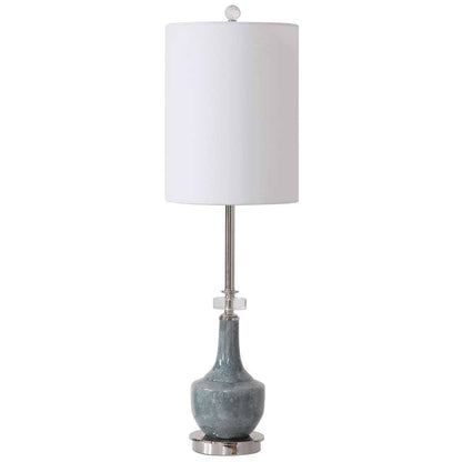 Uttermost - Piers Mottled Blue Buffet Lamp - 29698-1 veiw 3