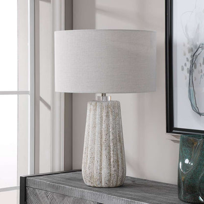 Uttermost - Pikes Stone-Ivory Table Lamp - 28391-1 veiw 2