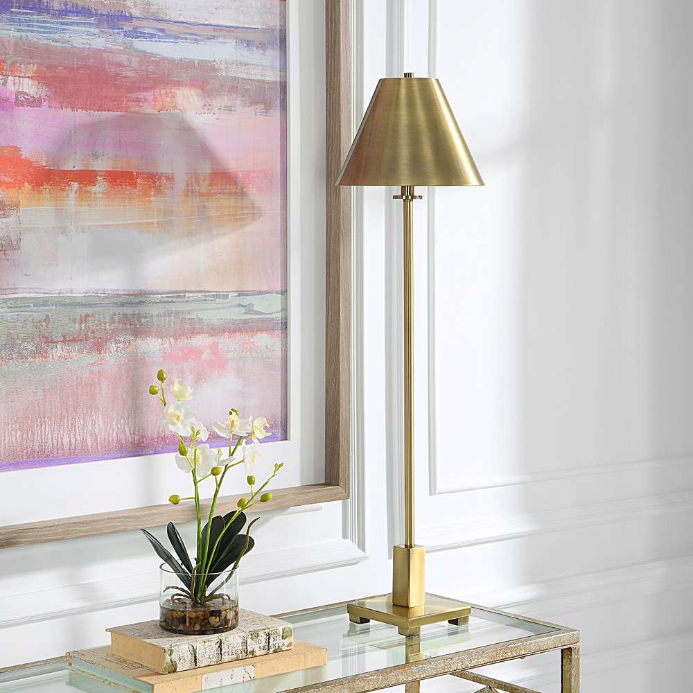 Uttermost - Pilot Brass Buffet Lamp - 30154-1 veiw 3