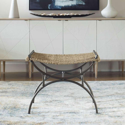 Uttermost - Playa Seagrass Small Bench - 23770 veiw 2