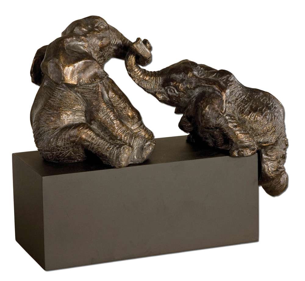 Uttermost - Playful Pachyderms Bronze Figurines - 19473 veiw 1