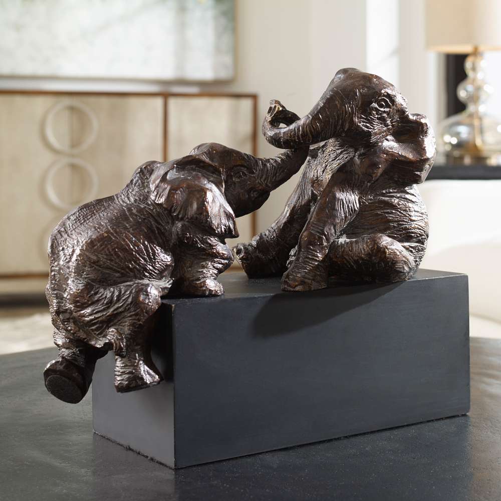 Uttermost - Playful Pachyderms Bronze Figurines - 19473 veiw 4