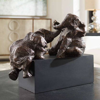 Uttermost - Playful Pachyderms Bronze Figurines - 19473 veiw 4