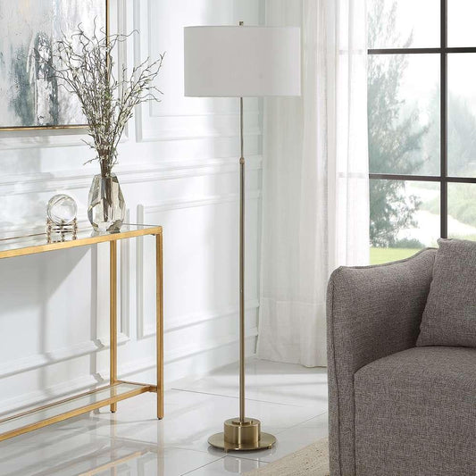 Uttermost - Prominence Brass Floor Lamp - 30152-1 veiw 2