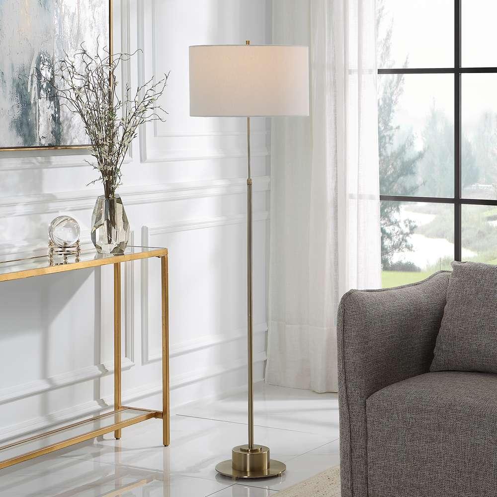 Uttermost - Prominence Brass Floor Lamp - 30152-1 veiw 4