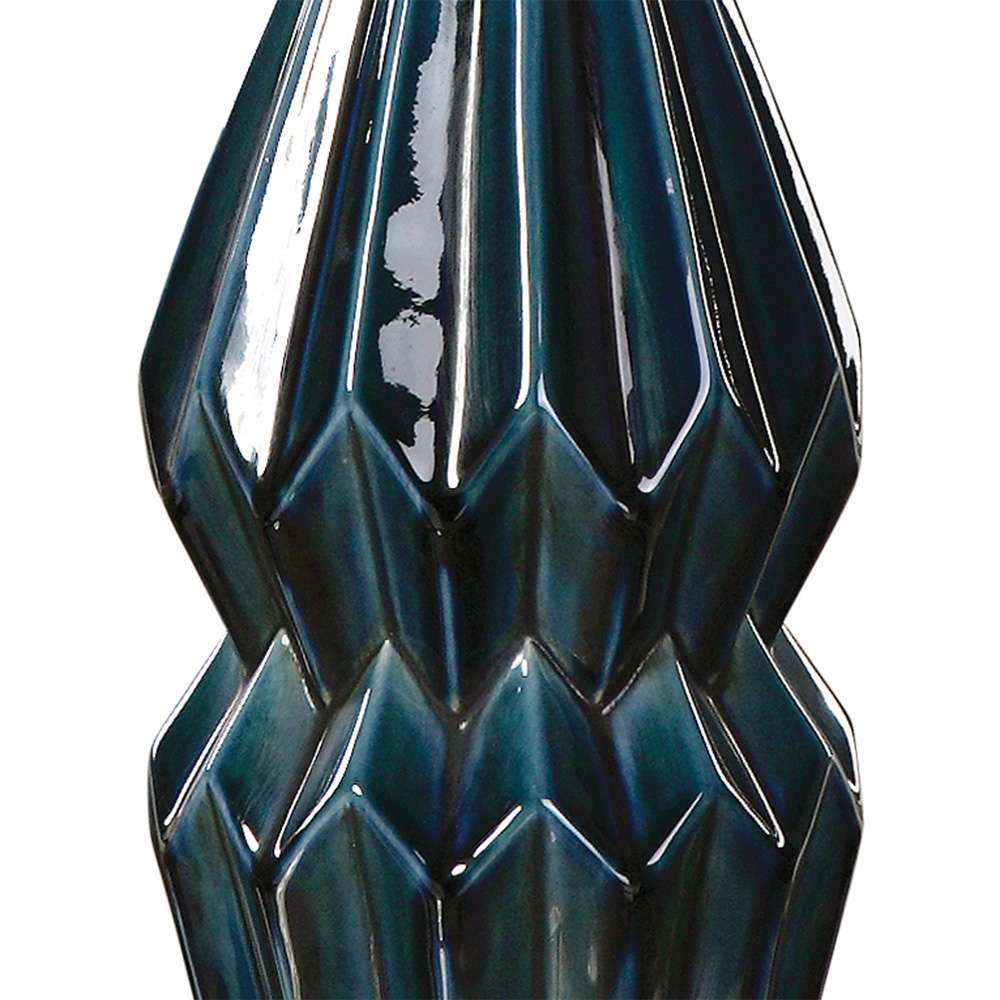 Uttermost - Prussian Blue Ceramic Lamp - 27081-1 veiw 2