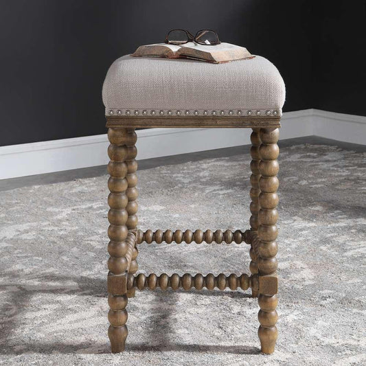 Uttermost - Pryce Wooden Counter Stool - 23495 veiw 2