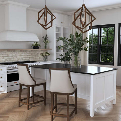 Uttermost - Purcell Leather Counter Stool - 23501 veiw 4