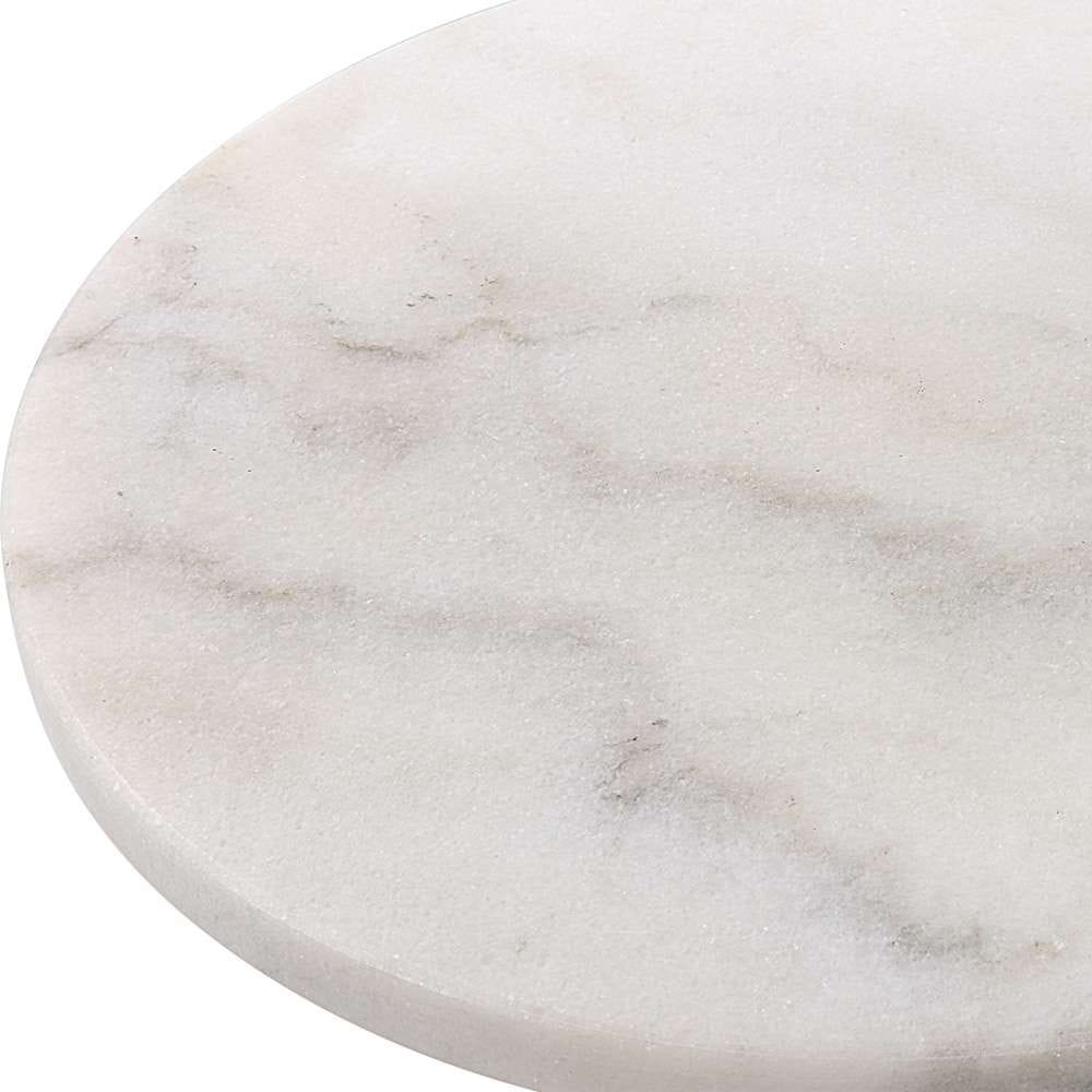 Uttermost - Puritan White Marble Drink Table - 22897 veiw 3