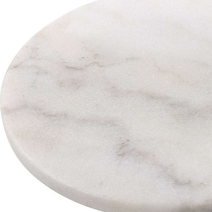 Uttermost - Puritan White Marble Drink Table - 22897 veiw 3