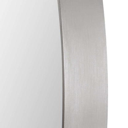 Uttermost - Pursley Brushed Nickel Oval Mirror - 09354 veiw 3