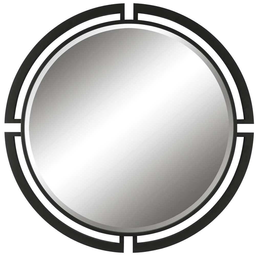 Uttermost - Quadrant Modern Round Mirror - 09878 veiw 1