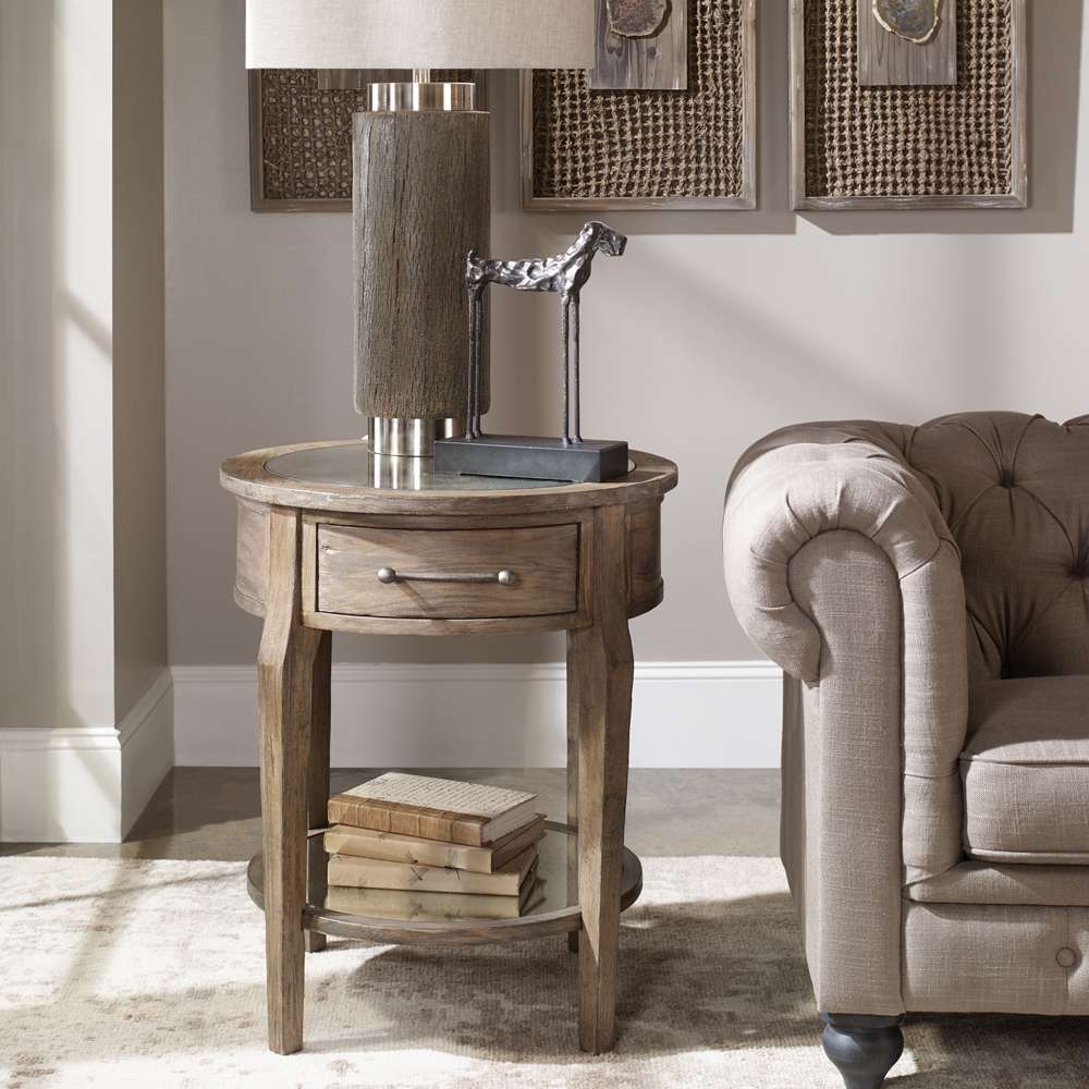 Uttermost - Raelynn Wood Lamp Table - 25418 veiw 4