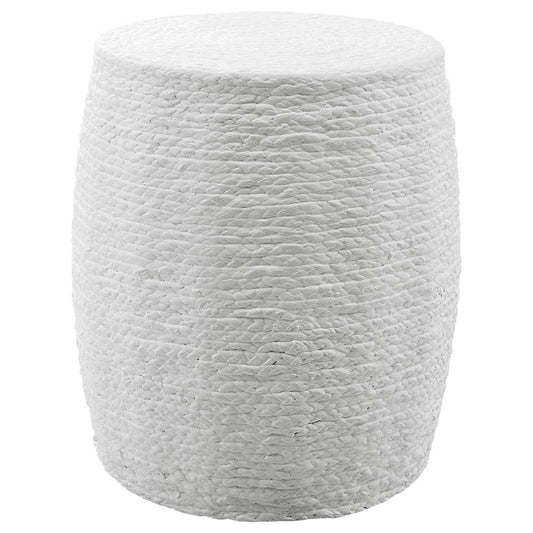 Uttermost - Resort White Accent Stool - 25188 veiw 1